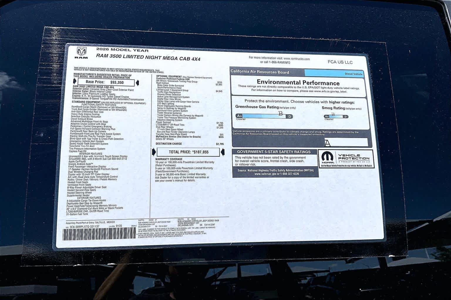 New 2026 RAM 3500 Limited AWD/4WD image 17