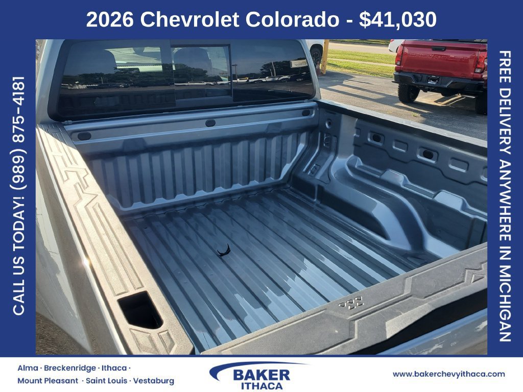 New 2026 Chevrolet Colorado W/T w/ WT Custom Package AWD/4WD image 30
