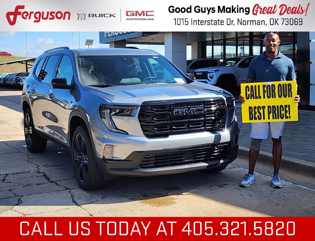 New 2026 GMC Acadia Elevation w/ Black Edition