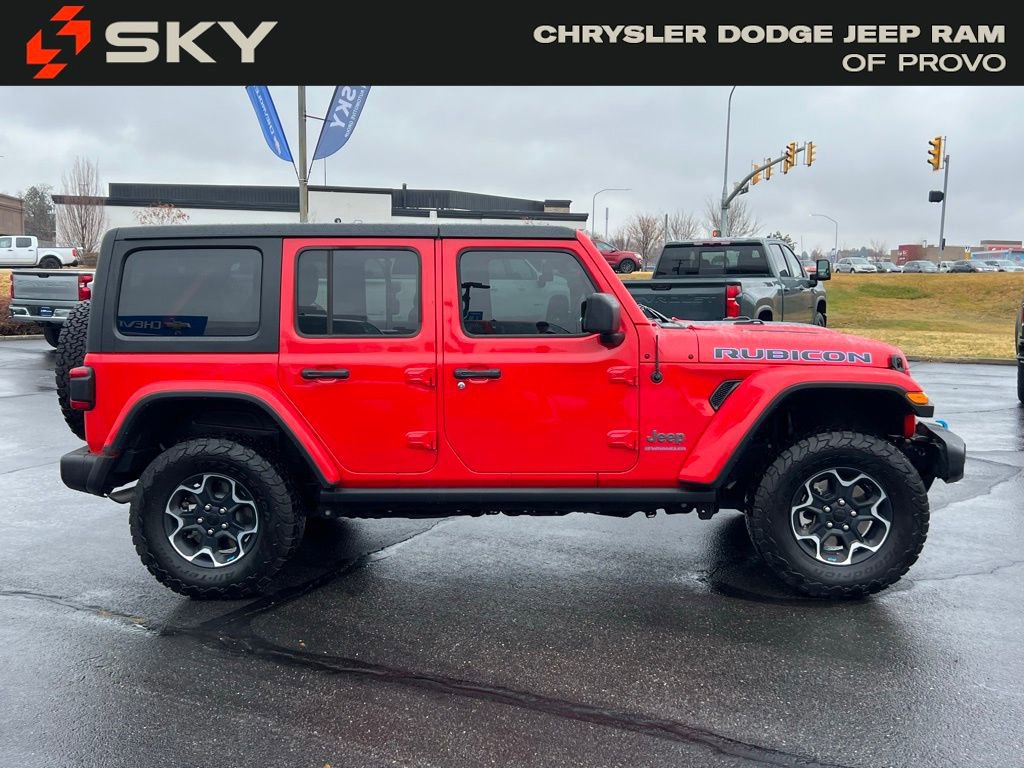 Used 2023 Jeep Wrangler Unlimited Rubicon 4xe w/ Cold Weather Group image 7