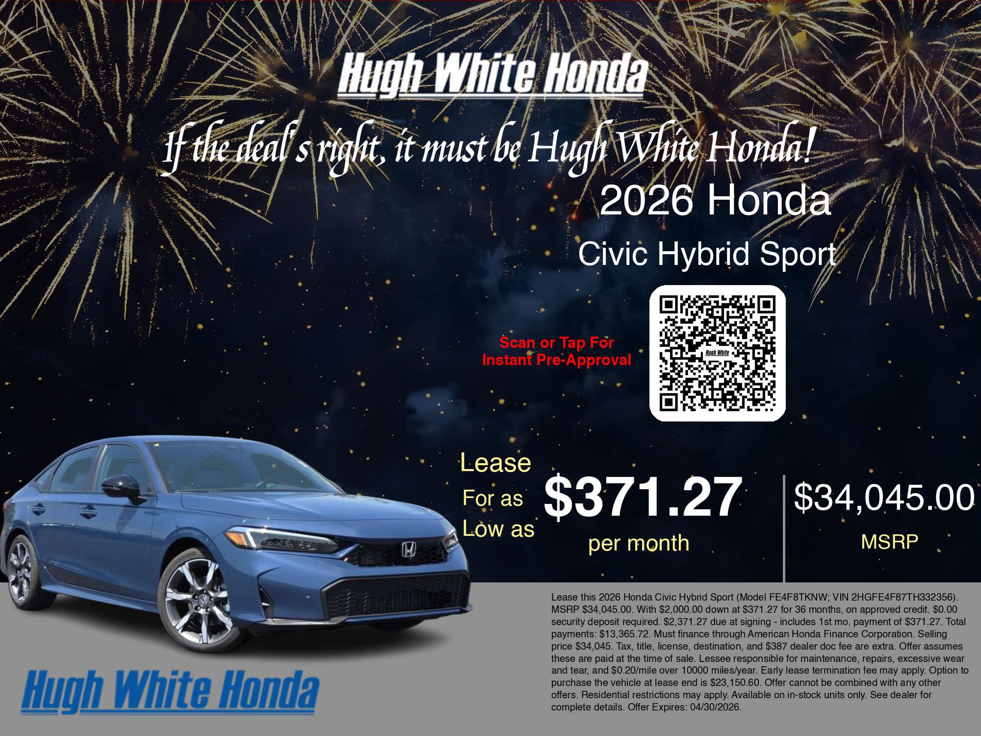 New 2026 Honda Civic Sport Touring image 3