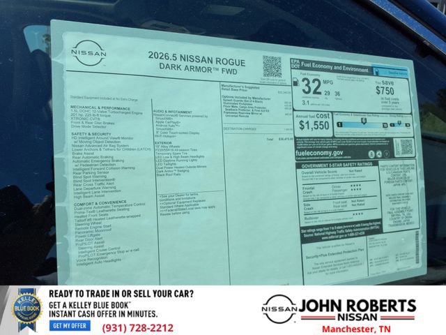 New 2026 Nissan Rogue SV FWD image 19