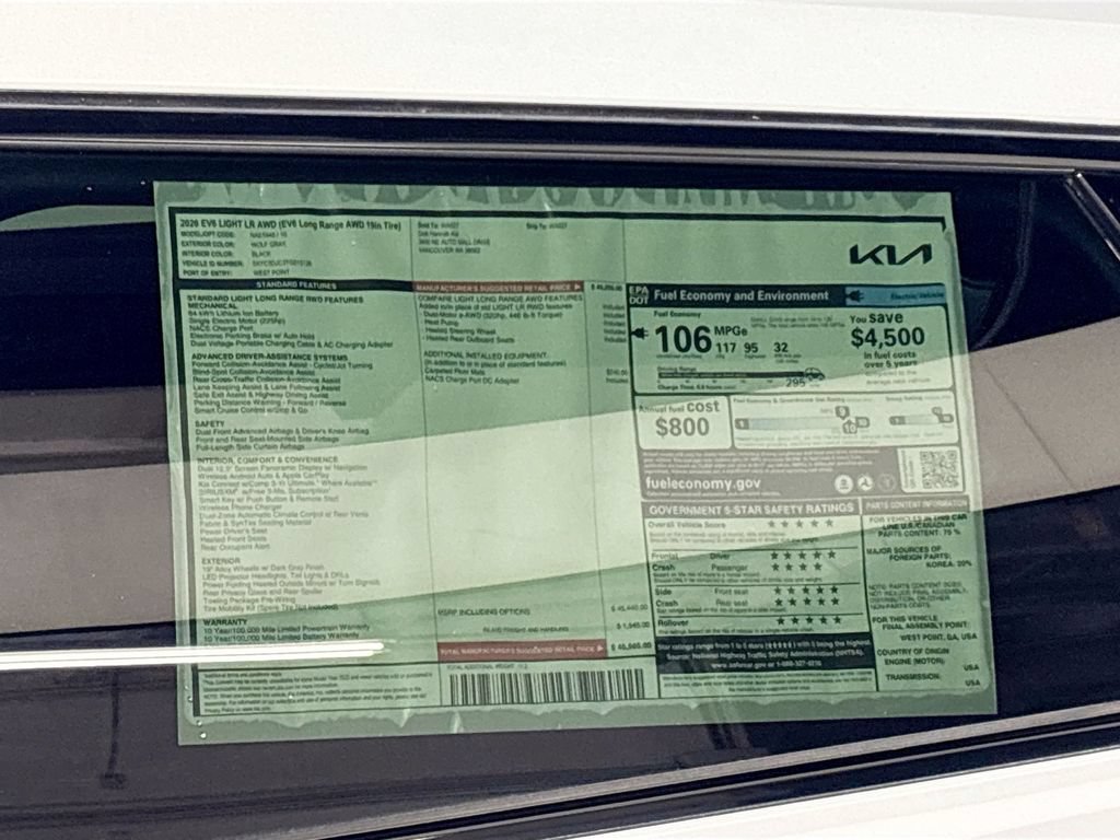 New 2026 Kia EV6 Light AWD/4WD image 24