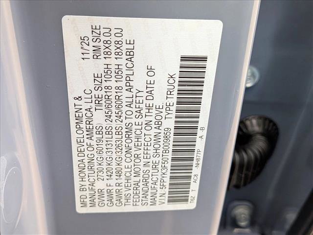 New 2026 Honda Ridgeline RTL image 18