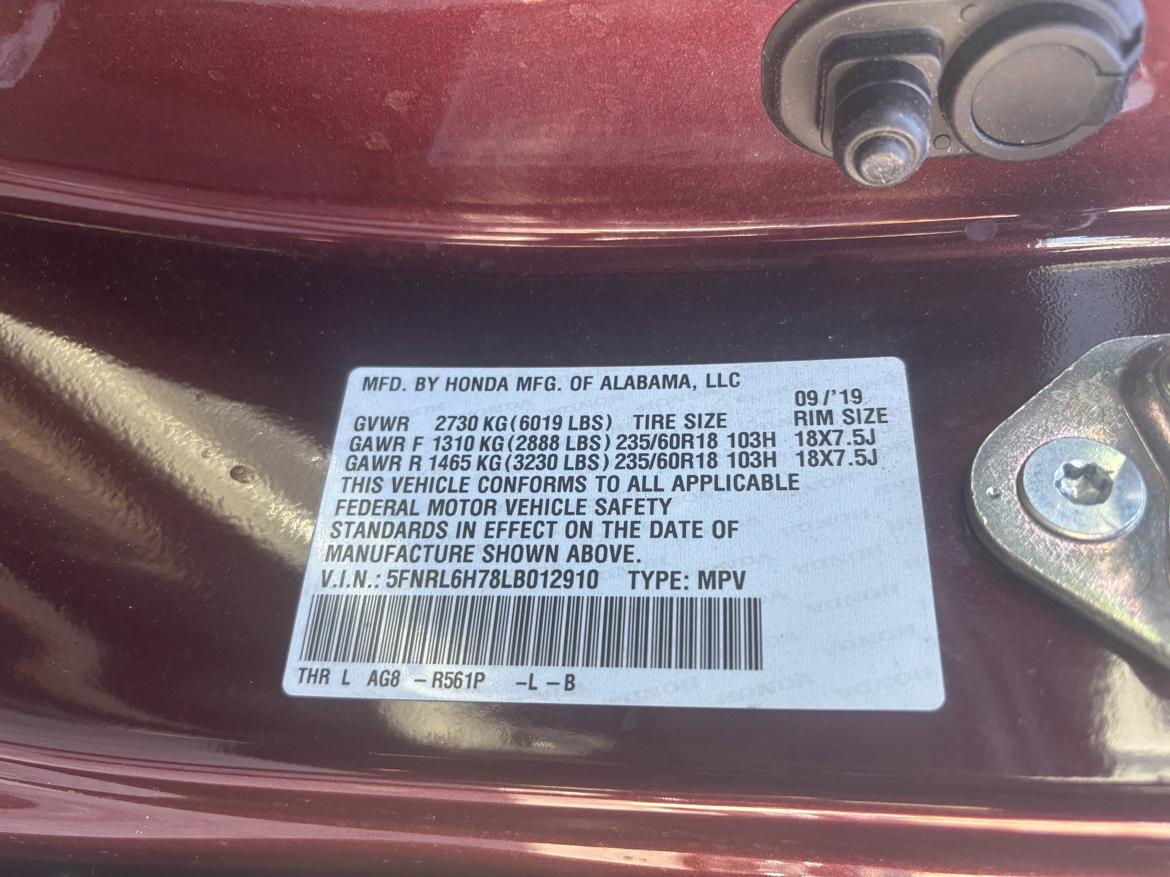 Used 2020 Honda Odyssey EX-L image 33