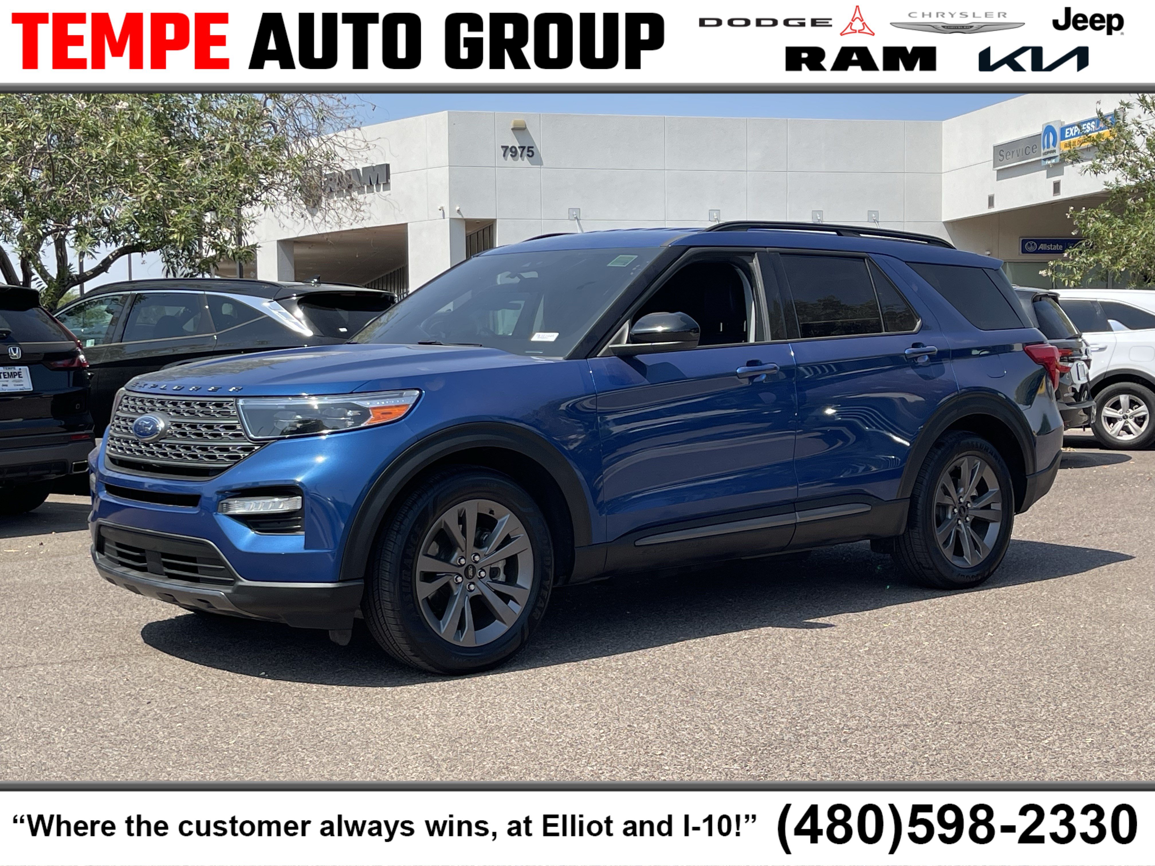 Used 2023 Ford Explorer XLT w/ Equipment Group 202A RWD image 1