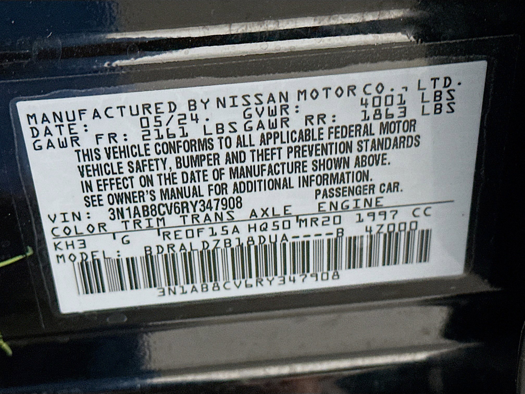 Used 2024 Nissan Sentra SV image 12