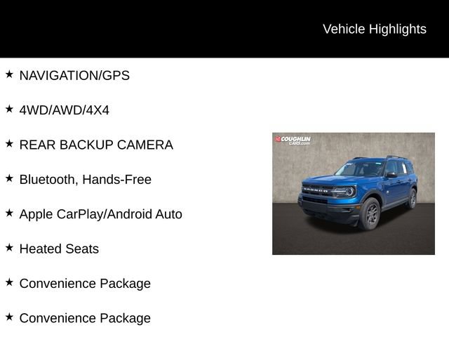 Used 2024 Ford Bronco Sport Big Bend w/ Convenience Package AWD/4WD image 2