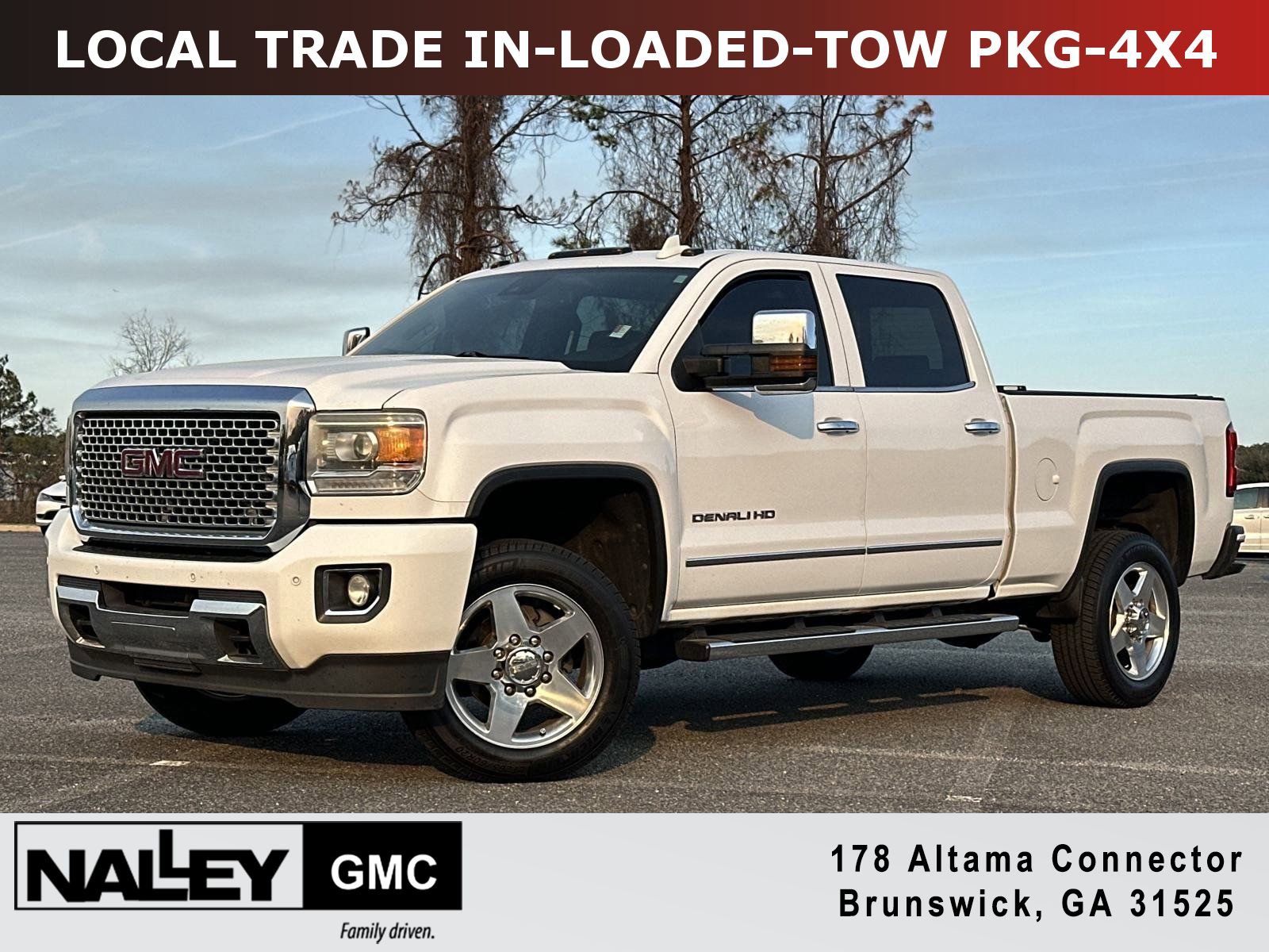 Used 2015 GMC Sierra 3500 Denali w/ Driver Alert Package AWD/4WD image 1