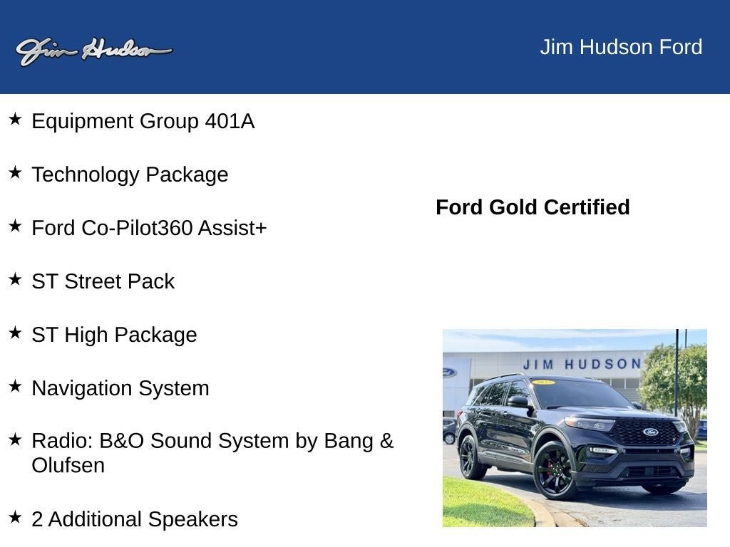 Certified 2023 Ford Explorer ST w/ Equipment Group 401A AWD/4WD image 12