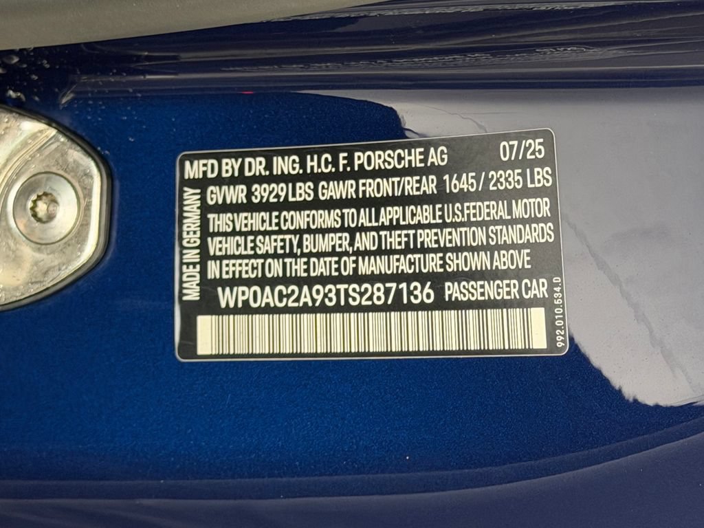 Certified 2026 Porsche 911 GT3 RWD image 25