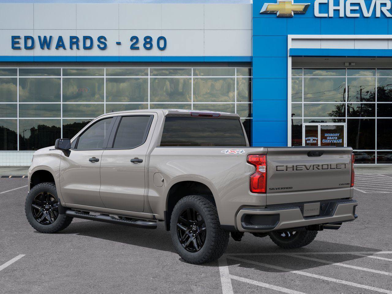 New 2026 Chevrolet Silverado 1500 Custom w/ Turbomax Blackout Package AWD/4WD image 3
