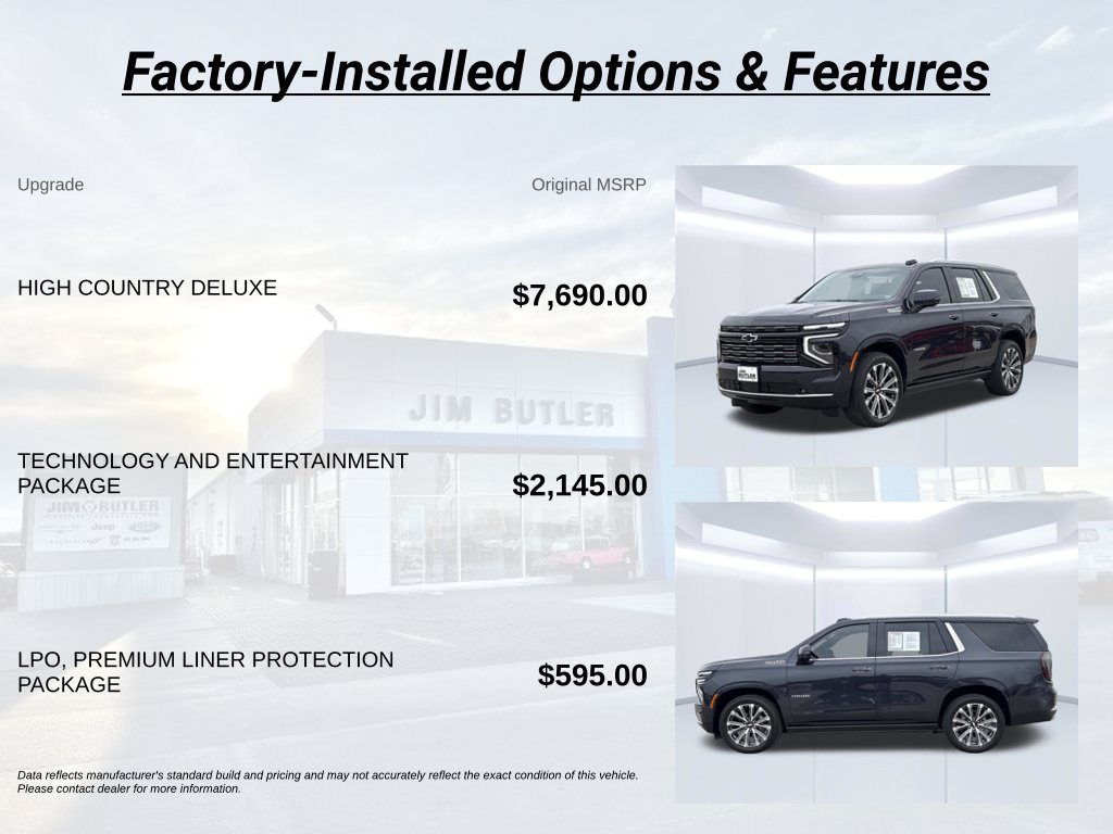 Used 2026 Chevrolet Tahoe High Country AWD/4WD image 3