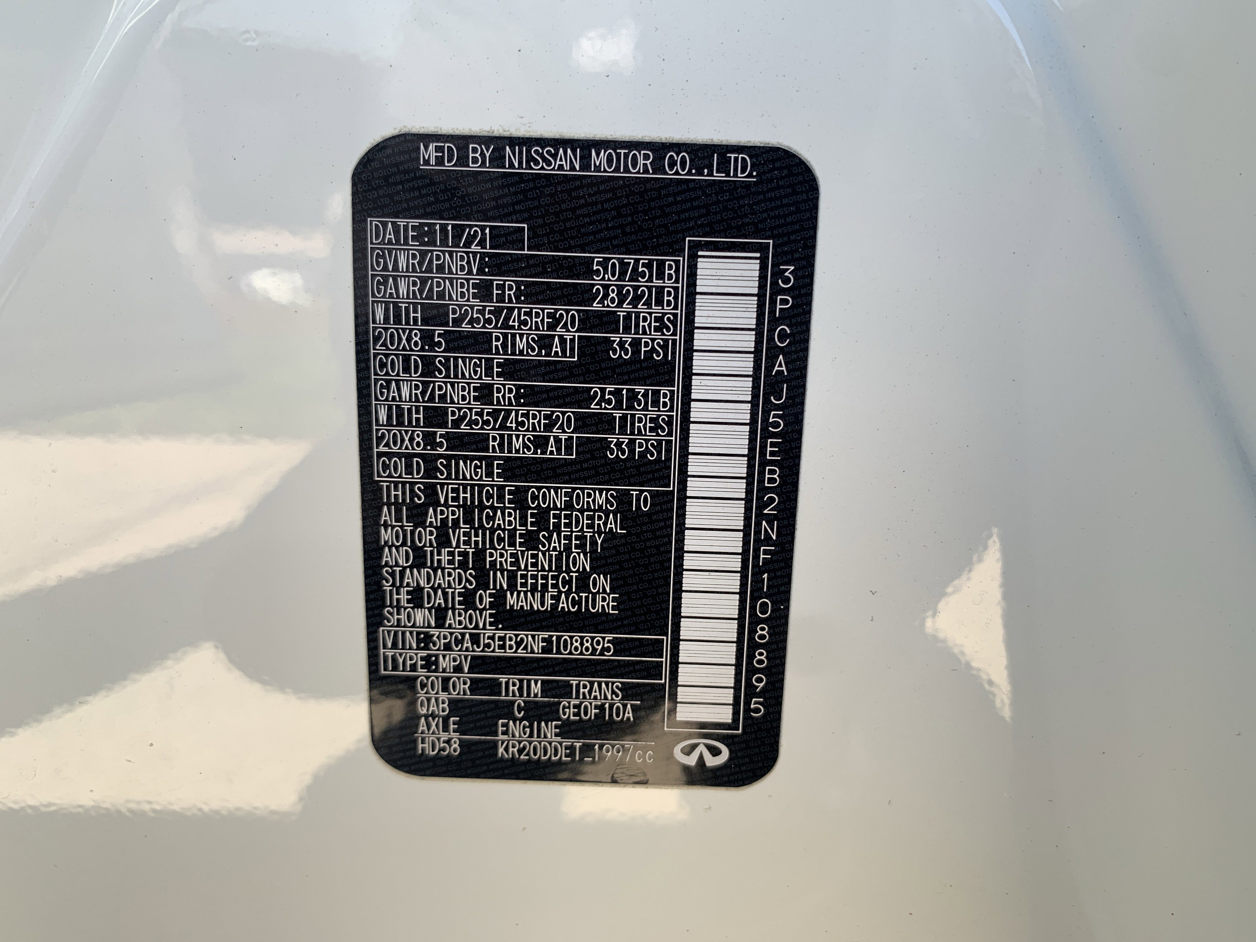 Used 2022 INFINITI QX50 Sensory w/ Cargo Package image 36