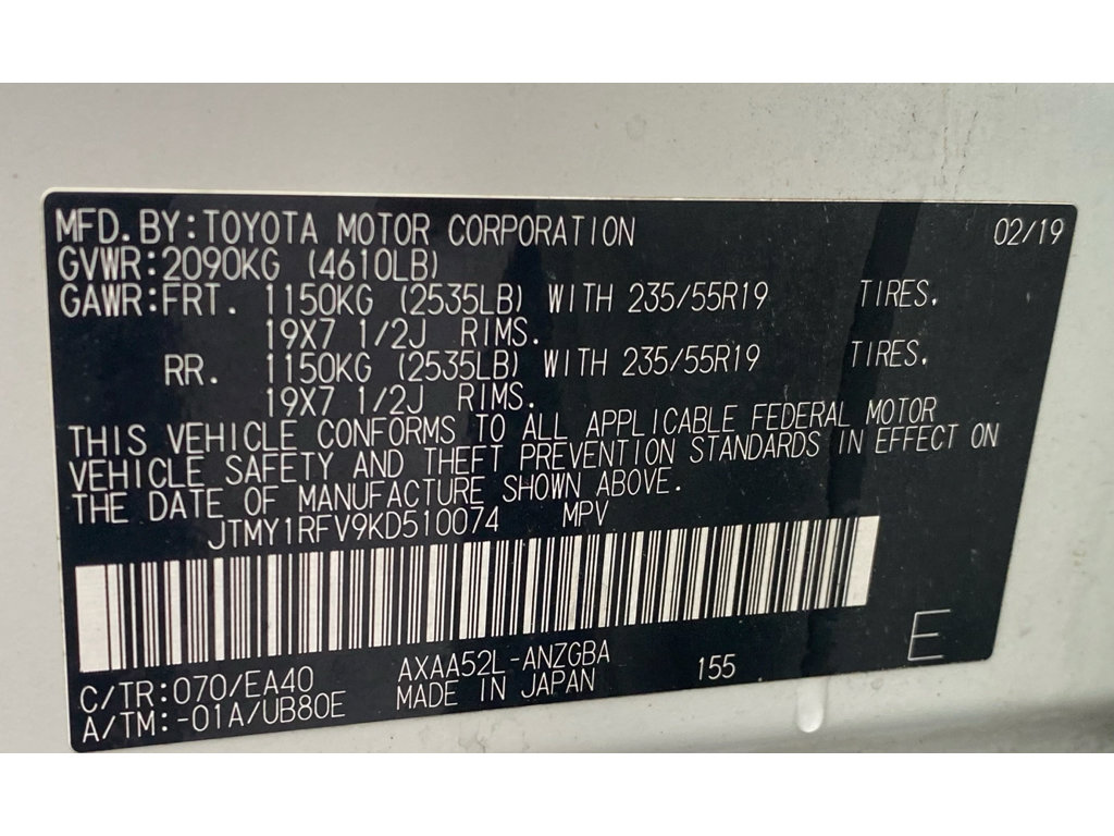 Used 2019 Toyota RAV4 Limited w/ Advanced Technology Package image 18