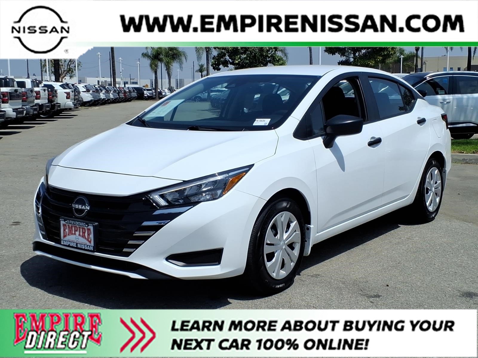 Certified 2025 Nissan Versa S w/ Trunk Package