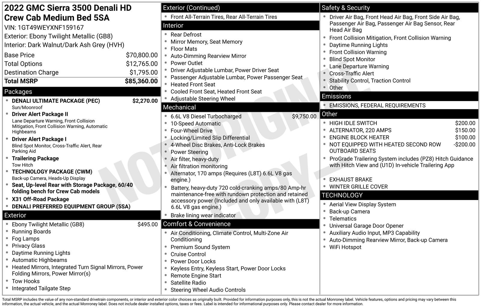 Certified 2022 GMC Sierra 3500 Denali w/ Denali Ultimate Package image 41