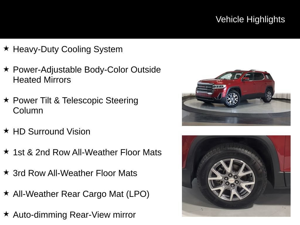 Used 2020 GMC Acadia SLT w/ Premium Package AWD/4WD image 38
