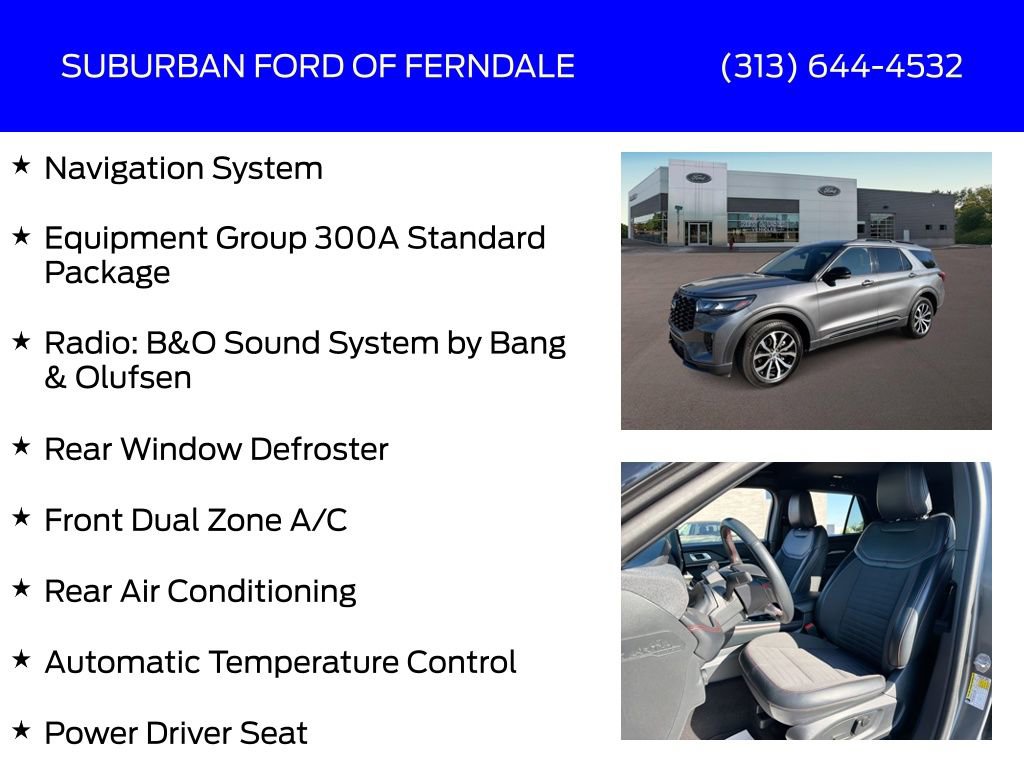 Used 2025 Ford Explorer ST-Line AWD/4WD image 4