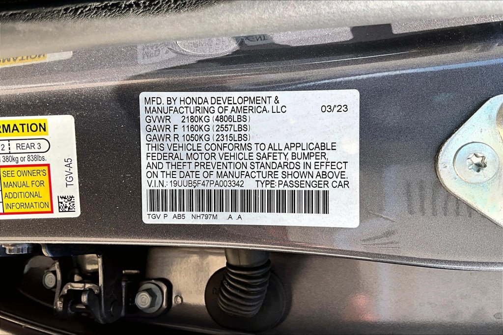 Certified 2023 Acura TLX w/ Technology Package FWD image 37