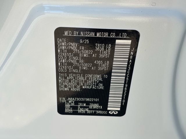 New 2026 INFINITI QX80 Autograph w/ Premium Cargo Package image 23