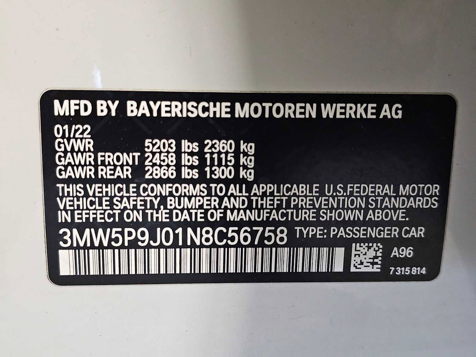 Used 2022 BMW 330e xDrive w/ M Sport Package AWD/4WD image 42