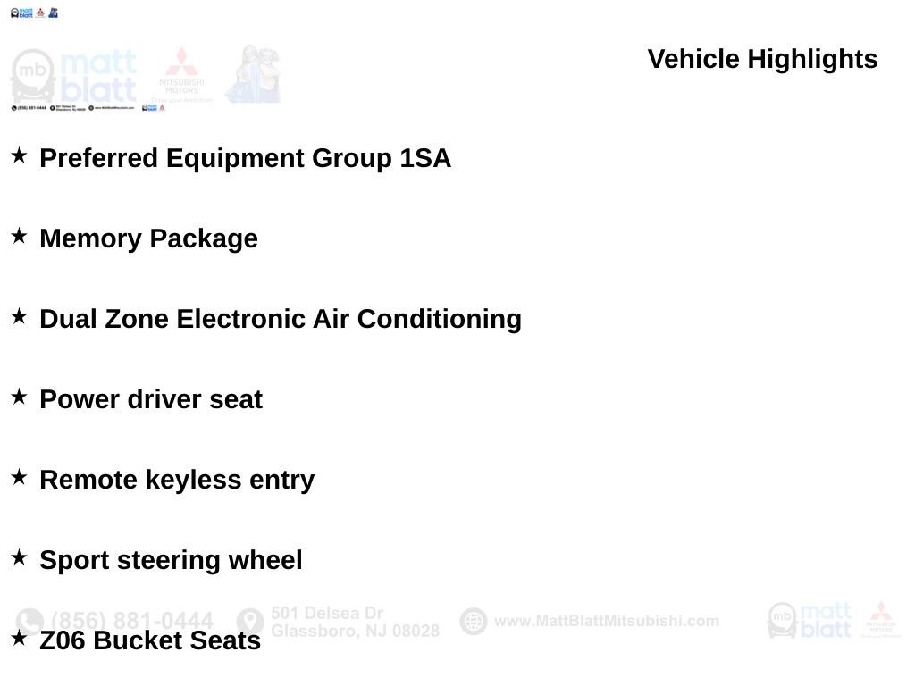 Used 2001 Chevrolet Corvette Z06 w/ Memory Pkg image 8