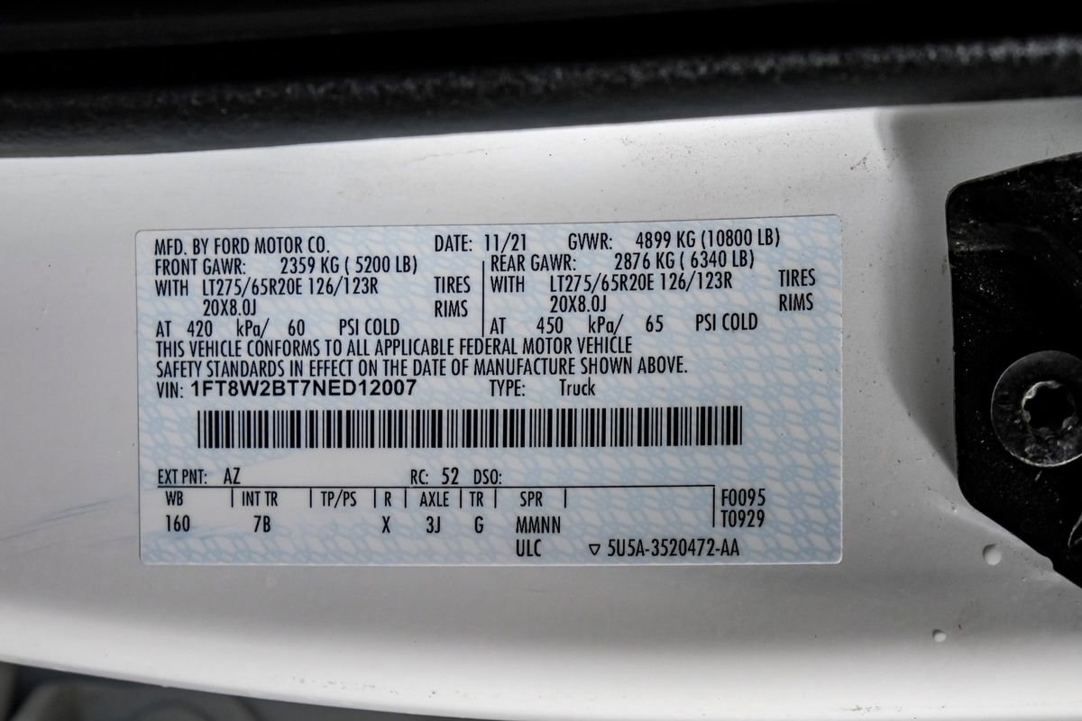 Used 2022 Ford F250 Platinum w/ FX4 Off-Road Package image 60