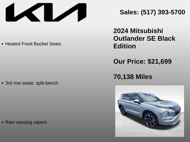 Used 2024 Mitsubishi Outlander SE Black Edition FWD image 10