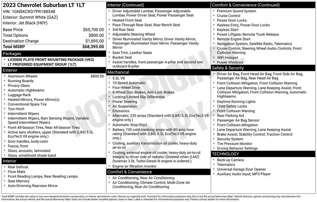 Used 2023 Chevrolet Suburban LT image 6