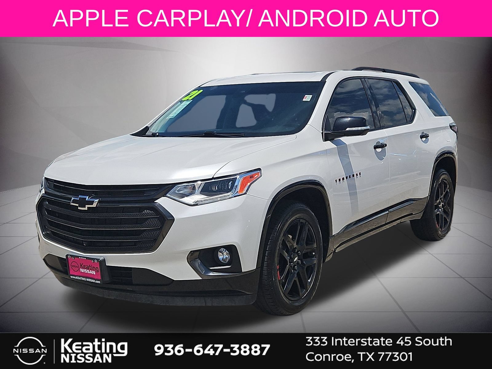 Used 2021 Chevrolet Traverse Premier w/ Redline Edition AWD/4WD image 8