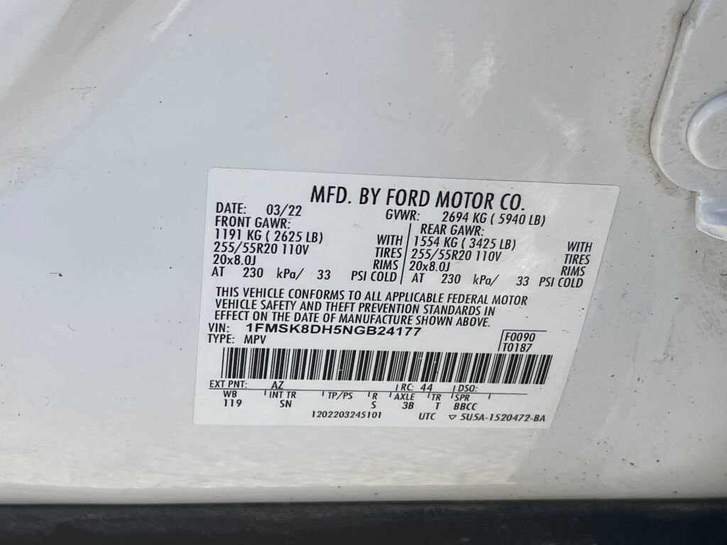 Used 2022 Ford Explorer XLT w/ Equipment Group 202A image 28