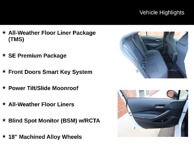 Used 2022 Toyota Corolla SE w/ SE Premium Package FWD image 4