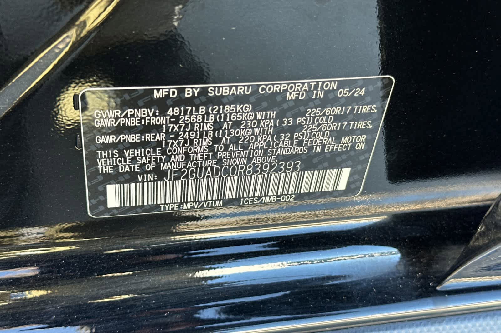 Certified 2024 Subaru Crosstrek 2.0i Premium AWD/4WD image 28