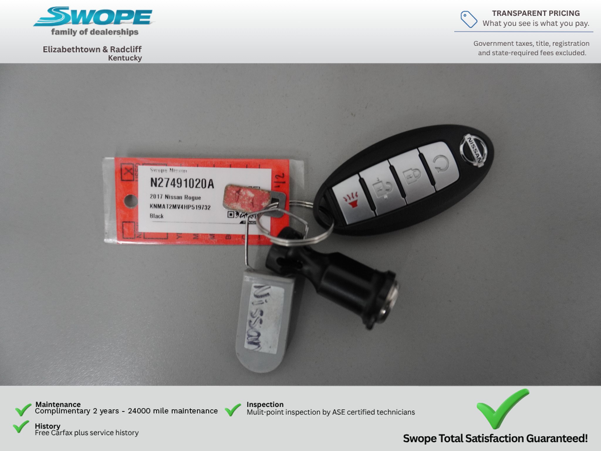 Certified 2017 Nissan Rogue SV AWD/4WD image 32