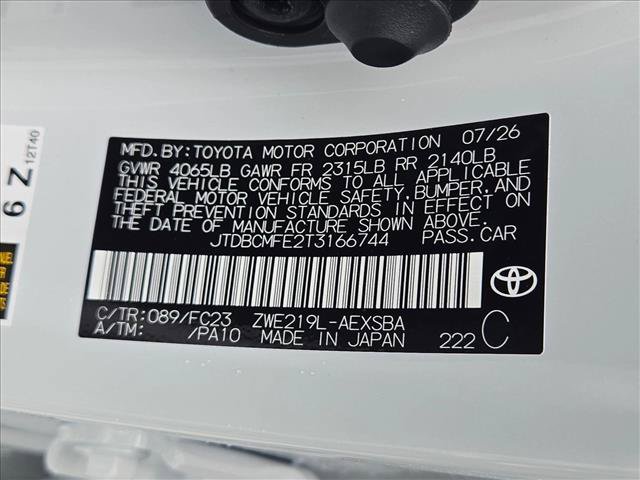 New 2026 Toyota Corolla SE w/ SE Premium Package FWD image 18
