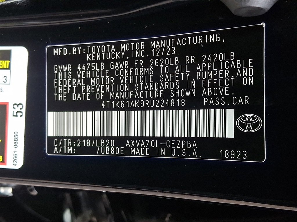 Used 2024 Toyota Camry XSE image 26