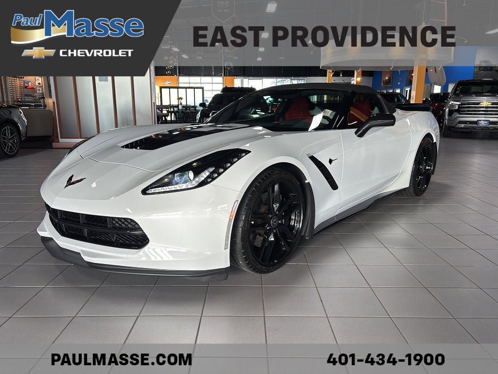 Certified 2015 Chevrolet Corvette Stingray Convertible w/ 3LT Preferred Equipment Group RWD image 1