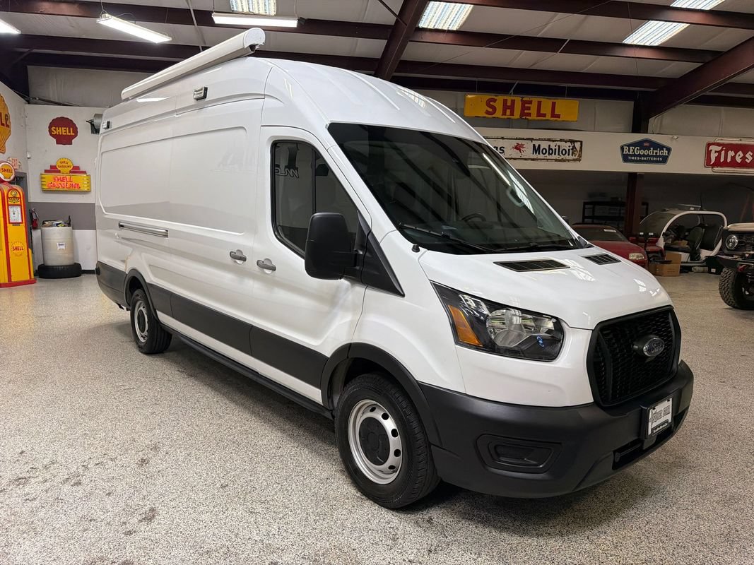 Used 2021 Ford Transit 350 148 High Roof Extended w/ Load Area Protection Package RWD image 11