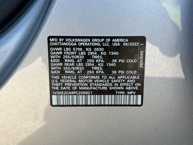 Used 2023 Volkswagen Atlas Cross Sport SE w/ Panoramic Sunroof Package AWD/4WD image 23
