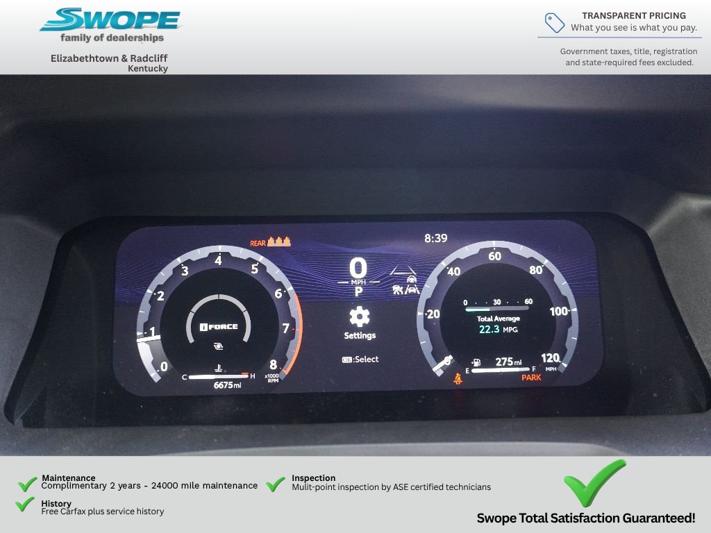 Certified 2025 Toyota Tacoma TRD Off-Road w/ TRD Off Road Upgrade Package AWD/4WD image 16