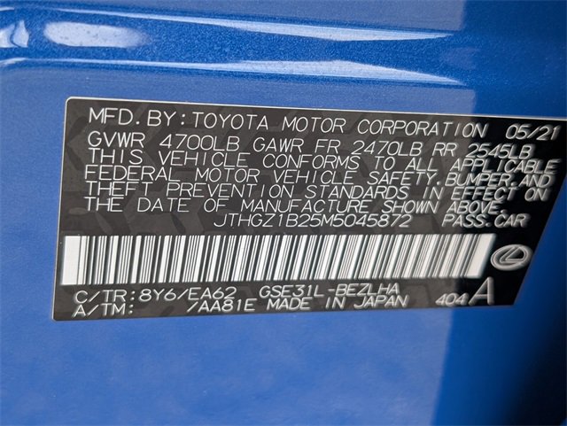 Used 2021 Lexus IS 350 F Sport image 34