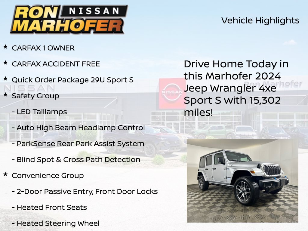 Used 2024 Jeep Wrangler Unlimited w/ Convenience Group AWD/4WD image 15