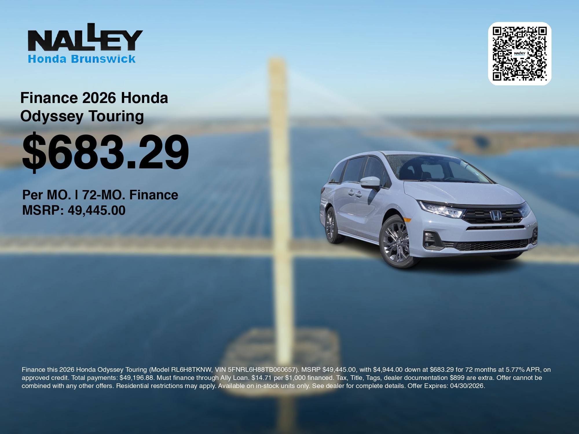 New 2026 Honda Odyssey Touring image 7