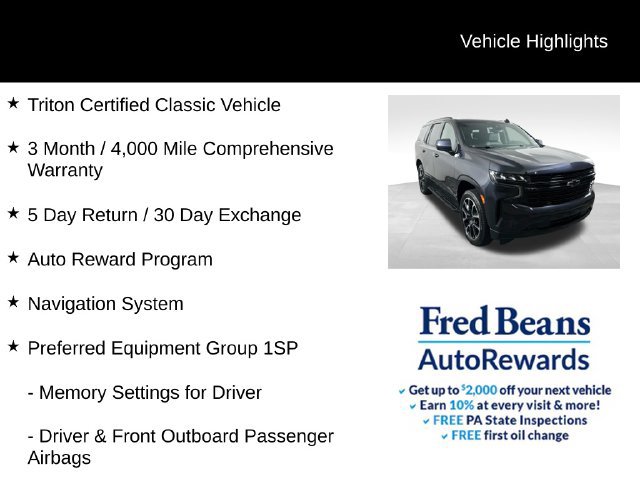 Used 2023 Chevrolet Tahoe RST AWD/4WD image 5