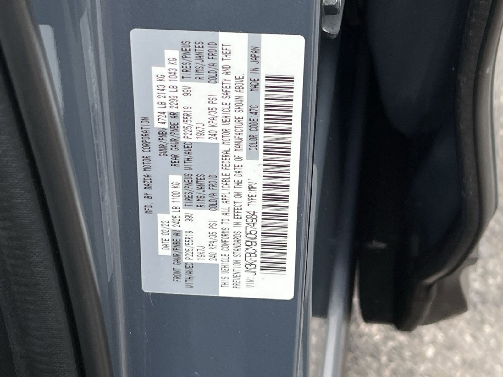 Used 2022 MAZDA CX-5 Carbon Edition image 37