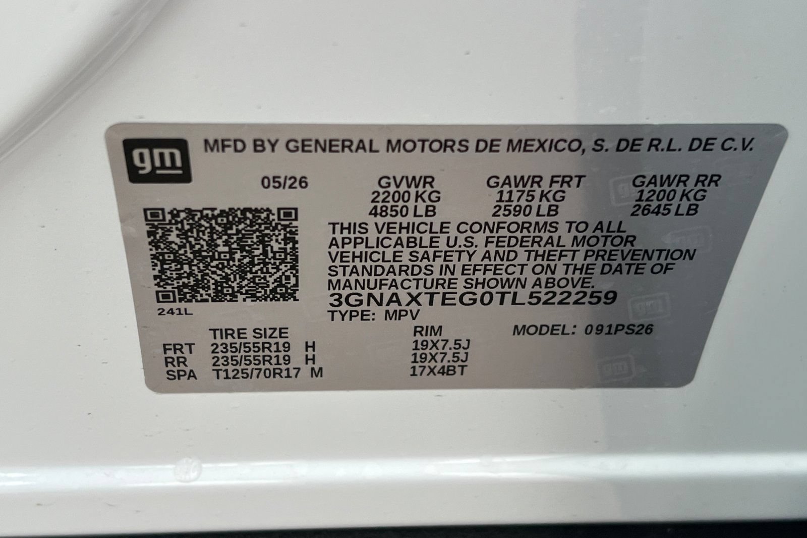 New 2026 Chevrolet Equinox RS w/ Safety and Technology Package AWD/4WD image 23