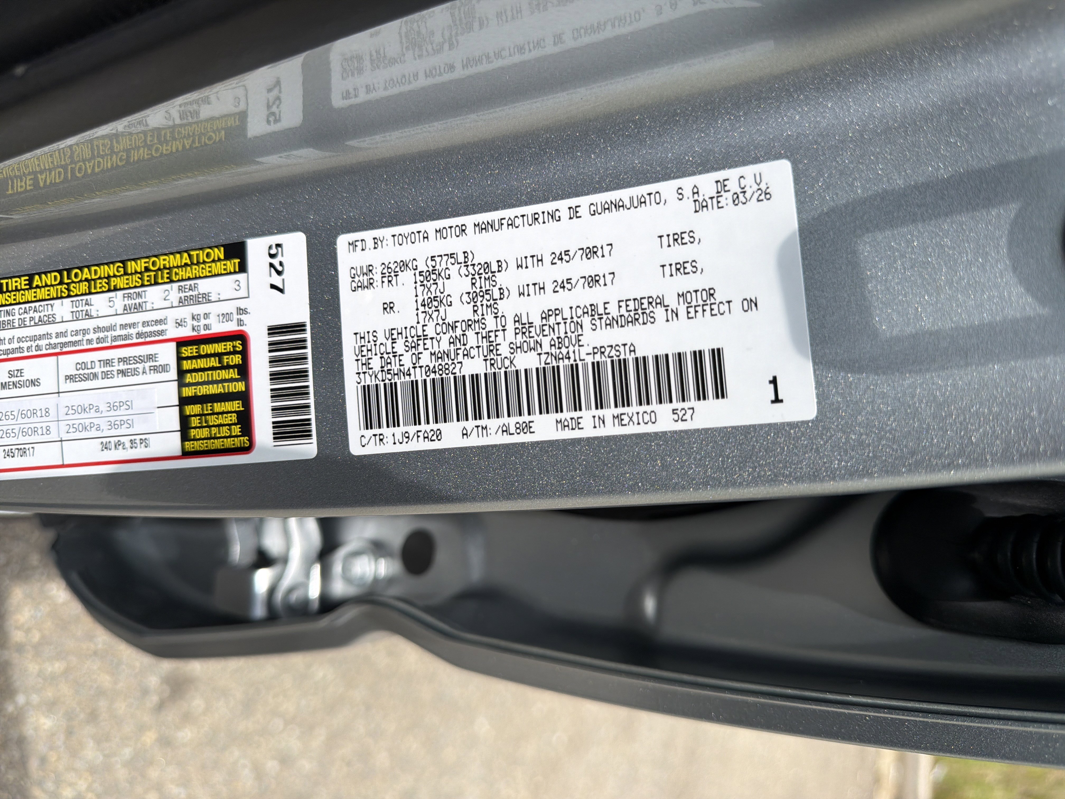 Used 2026 Toyota Tacoma SR RWD image 29