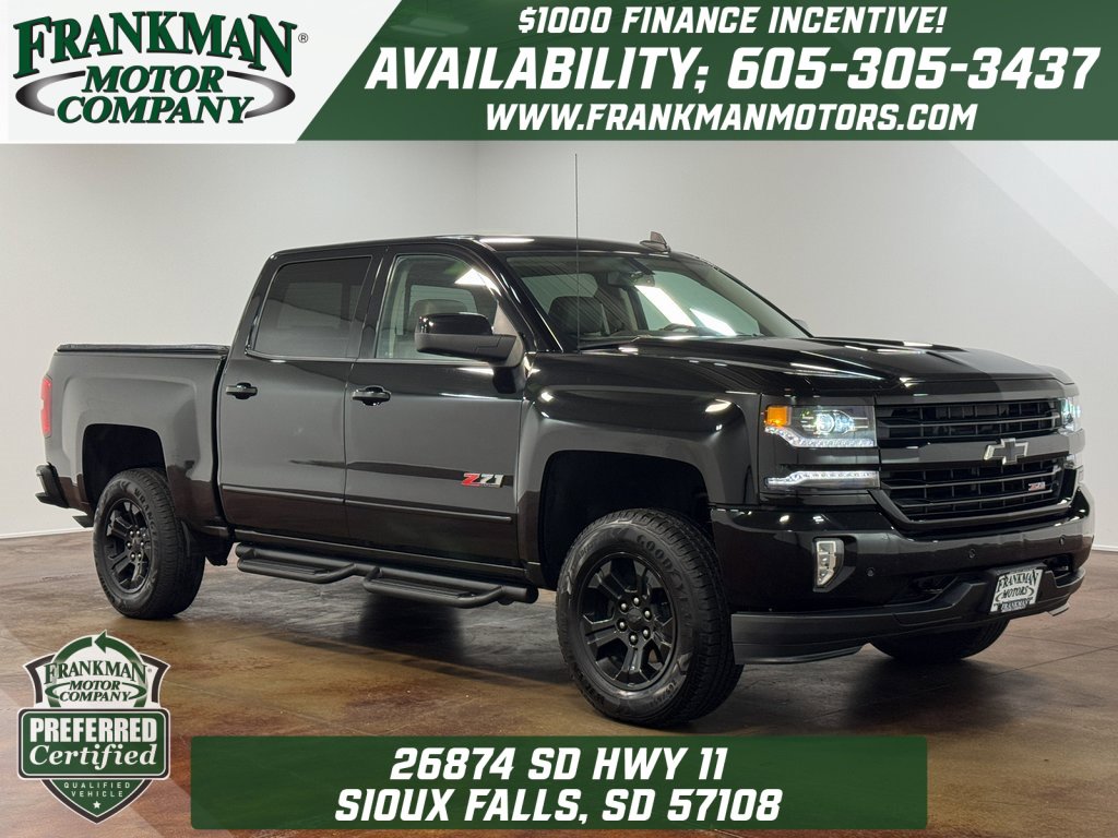 Used 2018 Chevrolet Silverado 1500 LTZ Z71 w/ Midnight Edition