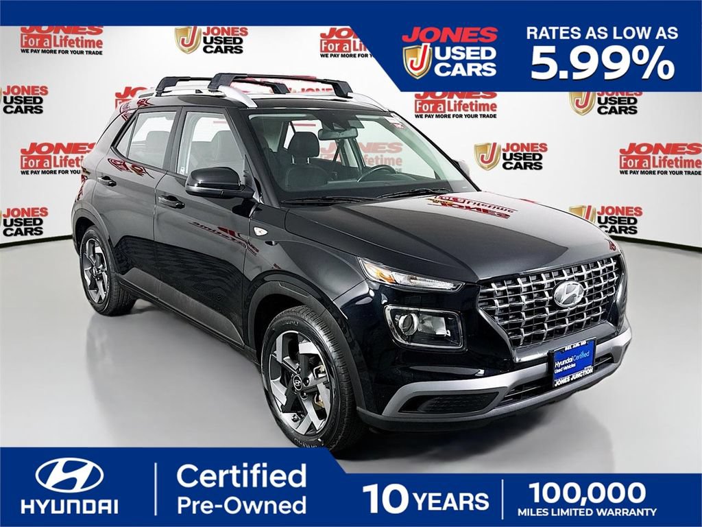 Certified 2021 Hyundai Venue SEL FWD image 1